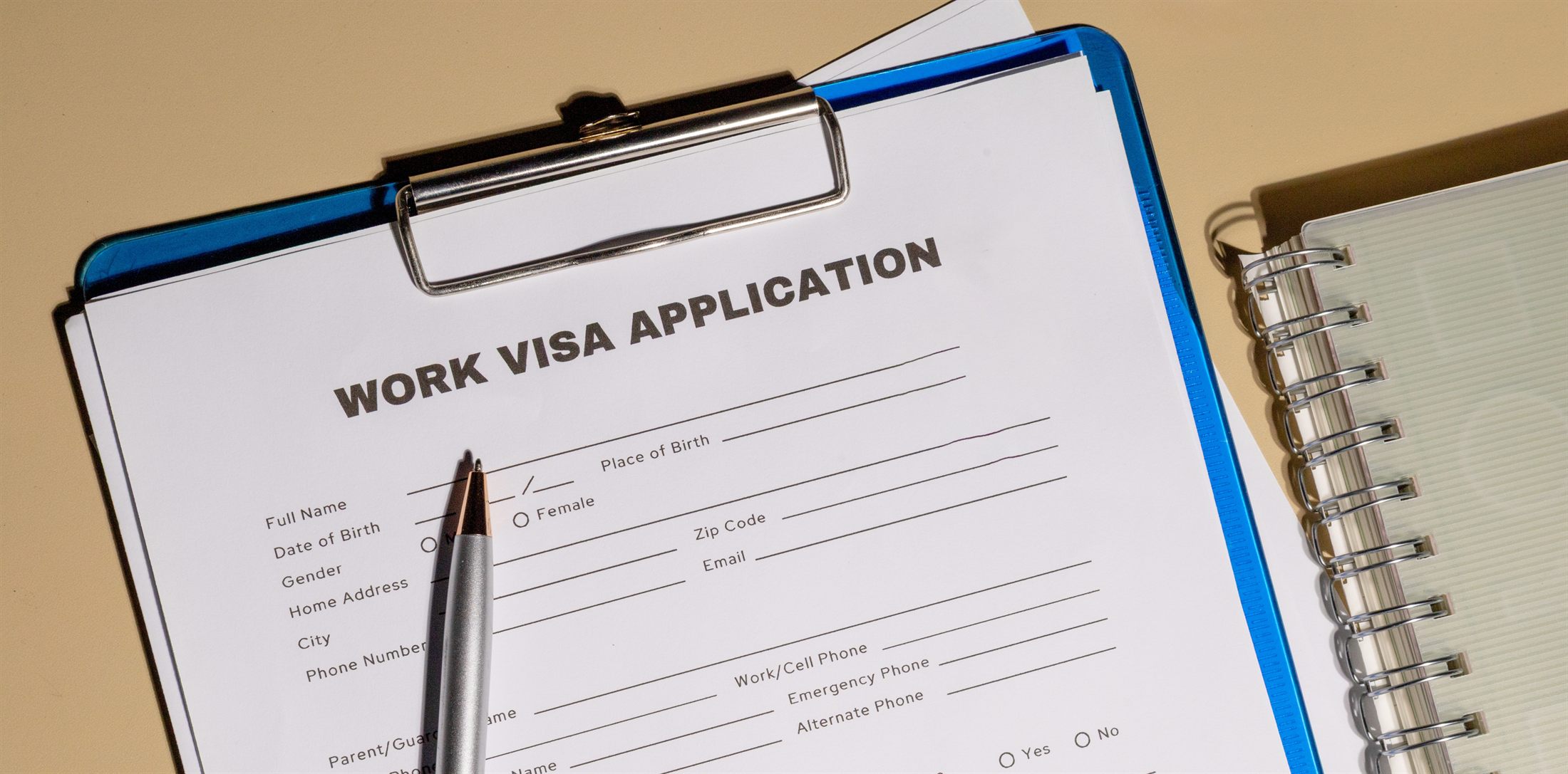 Visa and immigration documents